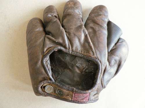 Spalding Full Web Brown Gray Back